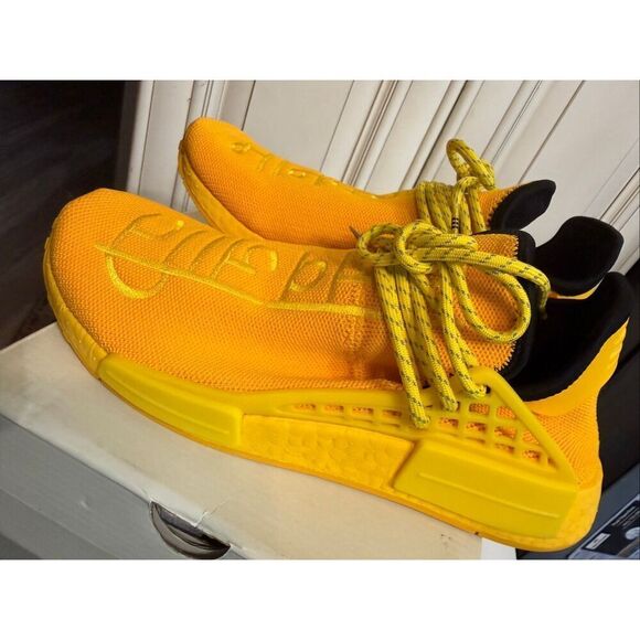 Adidas Men\'s Pharrell Williams Human Race NMD Athletic Sneaker Shoes Yellow 8.5 main image 8